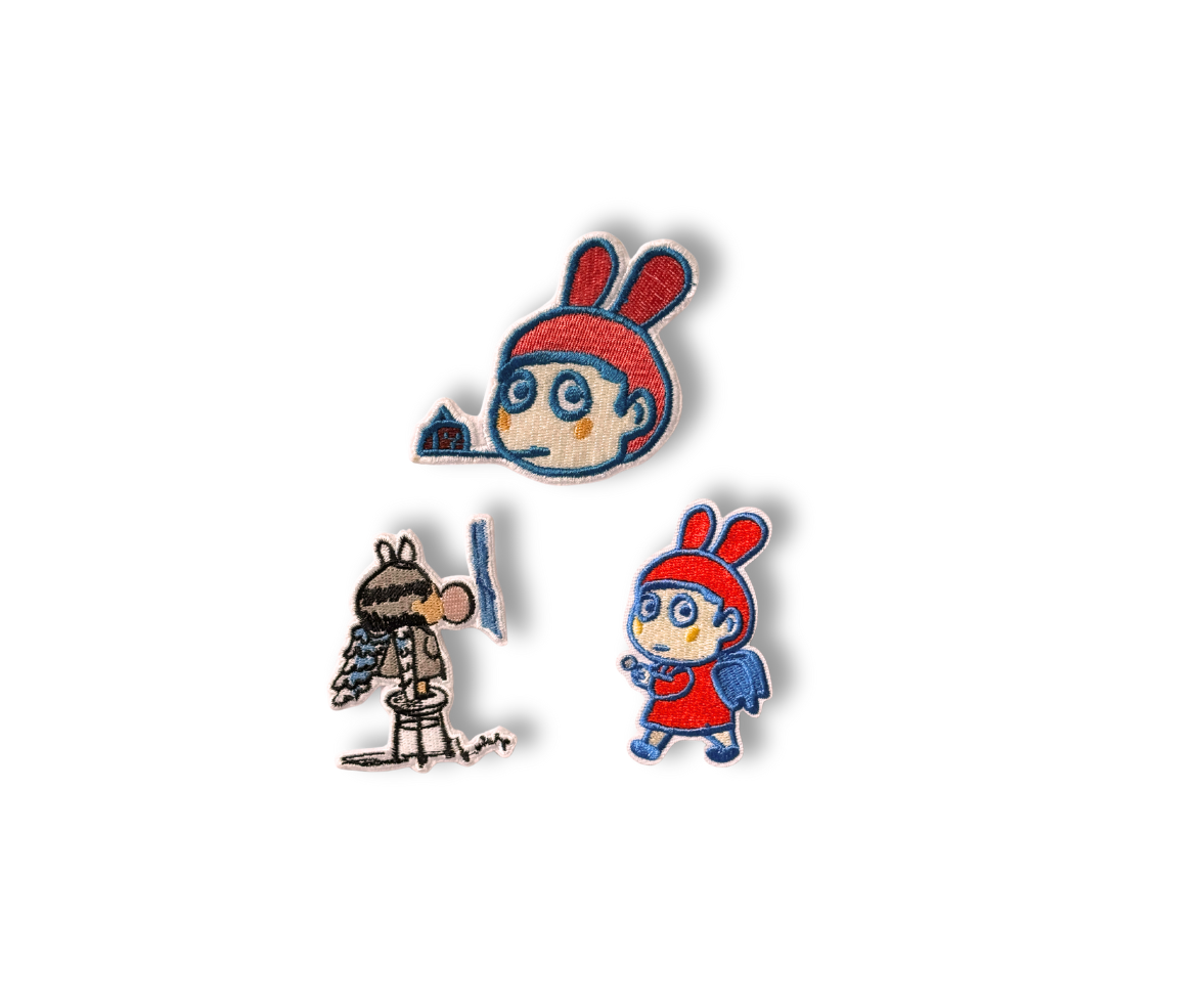 “Stitched Moments” Aboy Embroidered Patch Set